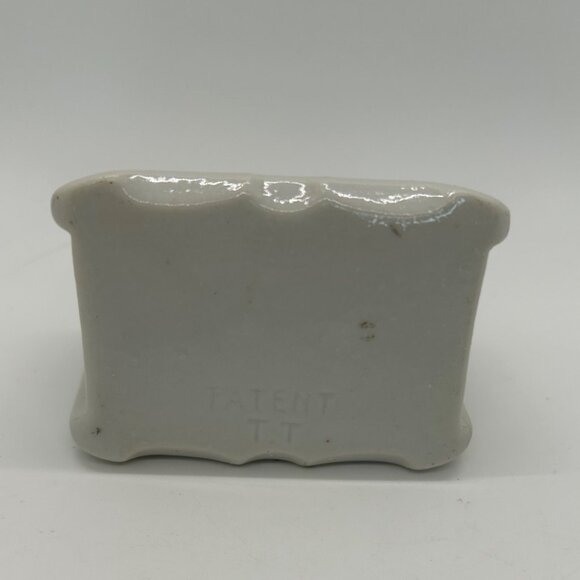 Vintage Ceramic Cat Salt & Pepper Shakers Nodders Floral Base Orange & White - Picture 12 of 16